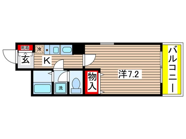 フォンタ－ナ千代田の物件間取画像